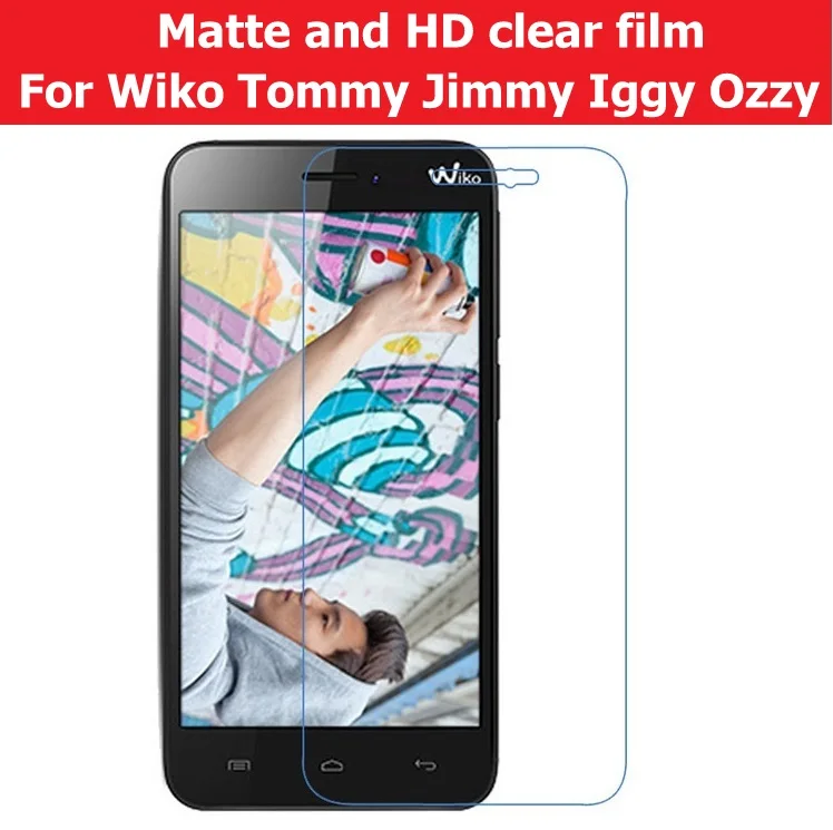 Защитная пленка для экрана матовая Wiko Tommy Jimmy Iggy Ozzy HD прозрачный глянцевый
