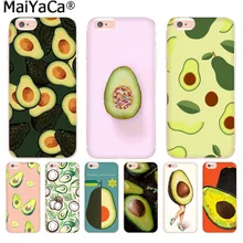 MaiYaCa Avocado fruit art patroon Luxe fashion mobiele telefoon geval voor iphone 11 pro 8 7 66S Plus X 10 5S SE XR XS XS MAX(China)