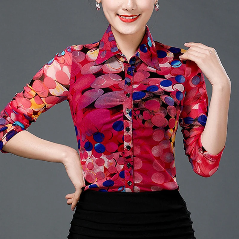 ladies patterned blouse
