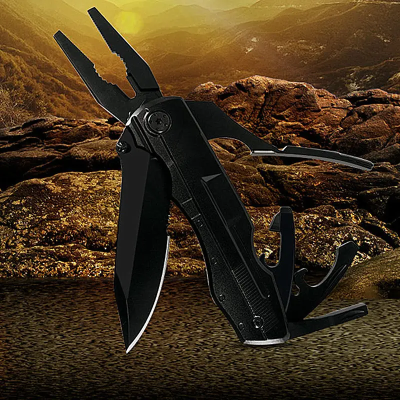 

Multi Tool Pliers Folding Knife Outdoor Survival Military Knives Multifunctional Wire Cable Cutter Cutting Plier Screwdriver Kit