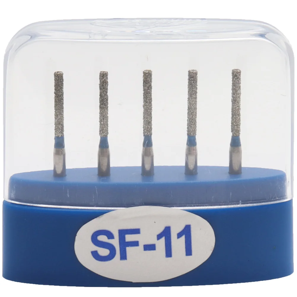 Стоматологические алмазные боры Средний FG 1,6 M для стоматологических высокоскоростных наконечников Стоматологическая воздушная турбина от SF серий - Цвет: SF-11