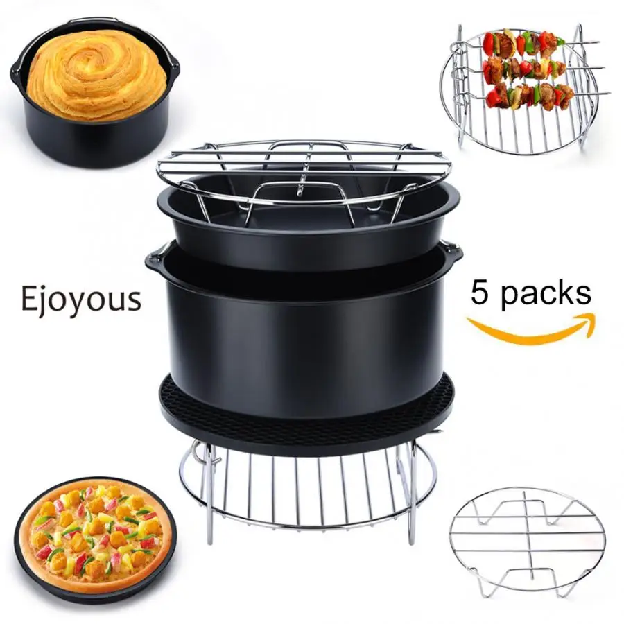 Air Friteuse 5 в 1 многофункциональная воздушная фритюрница набор аксессуаров запчасти