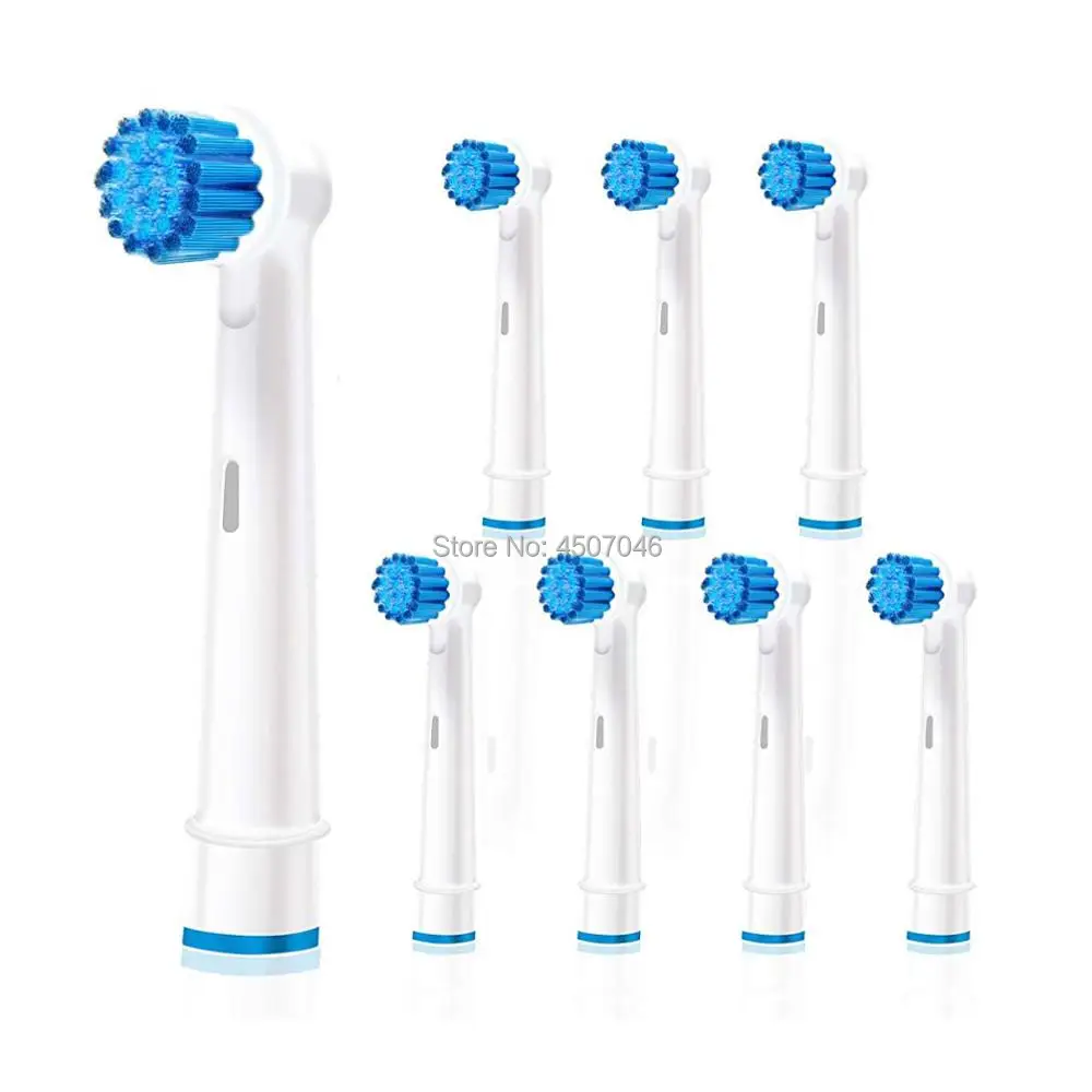 

8ps For Oral-B Sensitive Gum Care Electric Toothbrush Replacement Brush Heads Refill Sensitive brush heads Extra soft bristles