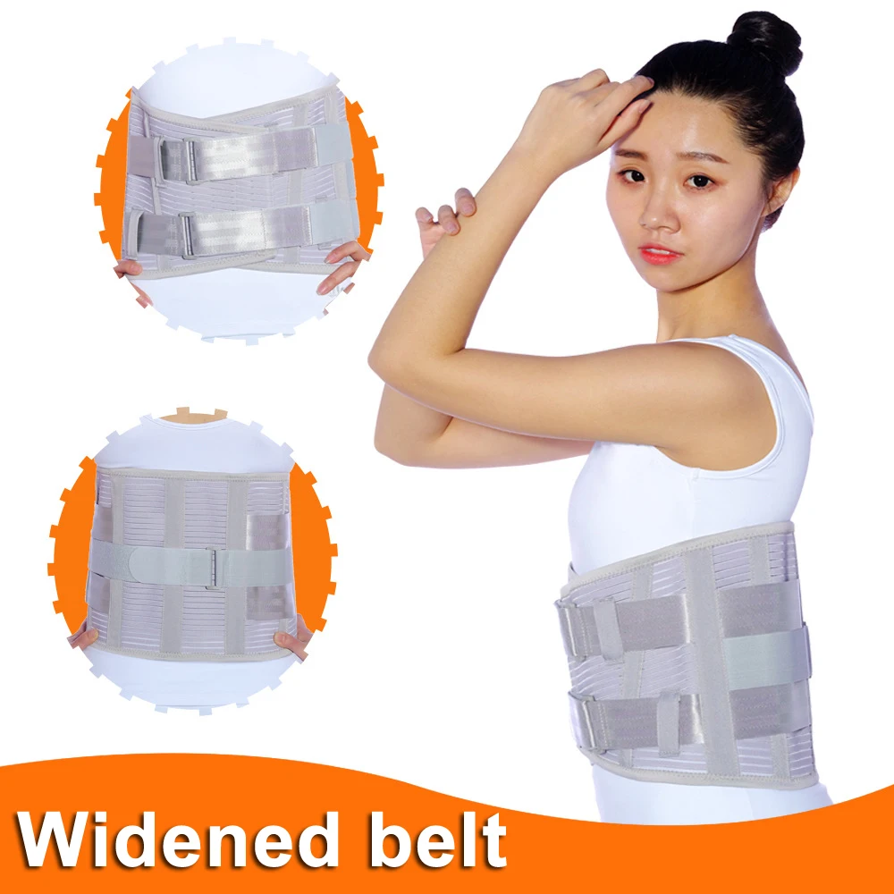 

Newest Design Adjustable Double Pull Orthopedic Posture Corrector Brace Lower Back Lumbar Support Widened Belt Slimming Product