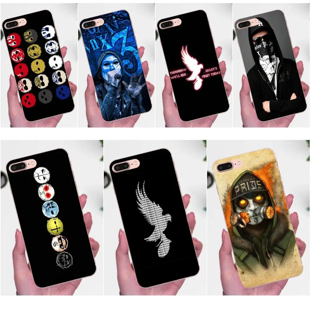 

For Xiaomi Redmi Note 2 3 3S 4 4A 4X 5 5A 6 6A Pro Plus Mobile Cases Hollywood Undead Mask