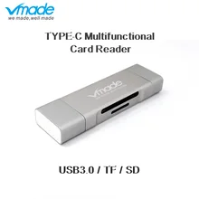 Vmade считыватель карт type-C USB 3,0 TF/SD Micro Flash Smart Memory USB C подставка для концентратора Apple Macbook Xiaomi 5C многофункциональная