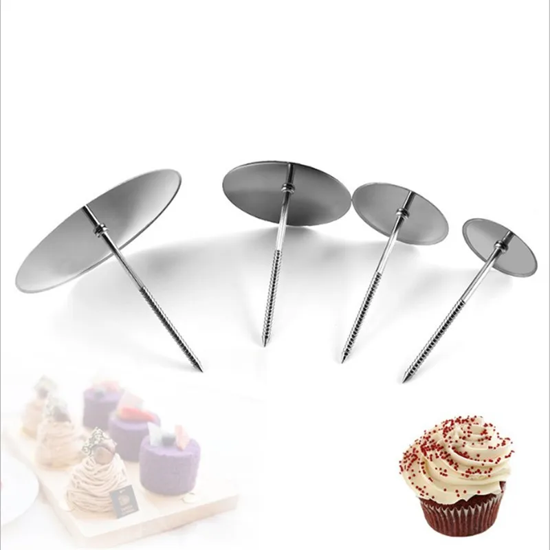 

TTLIFE Baking Piping Stands Tools DIY Needle Stick Ice Cream Cake Decorating Tools Cake Flower Nails Stainless Steel Piping Nail