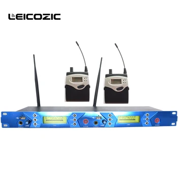 

Leicozic in ear monitoring system BK5102 Wireless In-Ear Personal Monitor System 2 channel 2 bodypack Digital Monitoring System