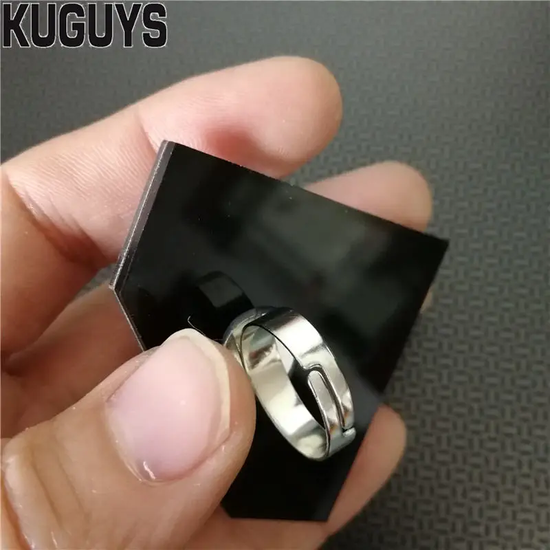 Женское кольцо KUGUYS геометрическое золотого и серебряного цвета модные акриловые