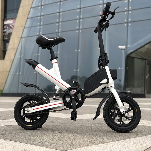 Mini Adult Electric Bike Bicycle scooter Lightweight Compact Commuter