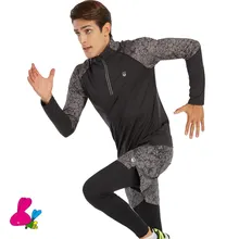 Новые Компрессионные Мужские спортивные костюмы Быстросохнущий комплект для бега s одежда спортивный костюм для бега тренировки Спорт Фитнес спортивные костюмы комплект для бега