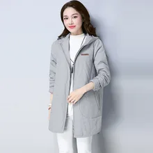High Quality 2019 Fashion New Cotton Coats Women's Korean Increase Size Jackets Warm Parkers Ladies Casual Solid Color Outerwear