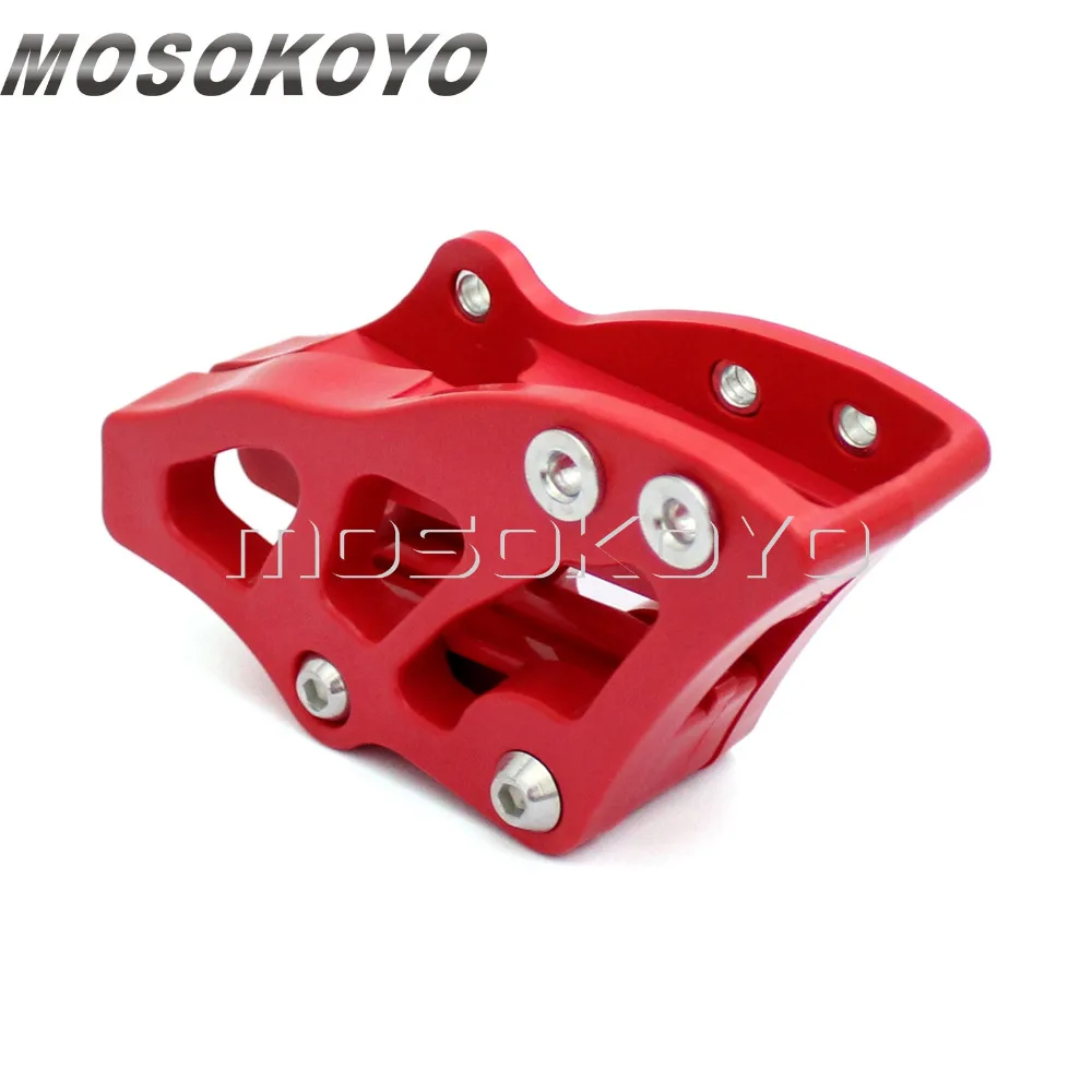 

Motocross Enduro Dirt Bike Chain Guide Guard Rear Sprocket Protection for Honda CR CRF 125R 250R 250X 450R 450X 2005-2007 Red