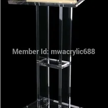 Популярная Красивая фирма современный дизайн дешевая прозрачная акриловая Трибуна