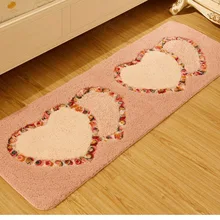 Противоскользящий ковер с рисунком сердца, коврик для двери, коврик для гостиной, ковер для спальни, коврик для пола, домашний декор