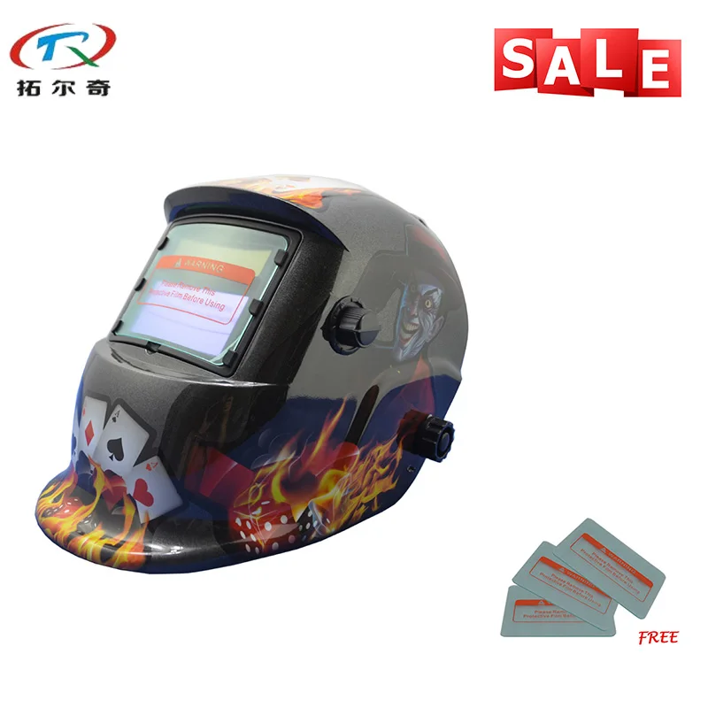 Soldering Electric Solar Skull Colorful Helmet Mig Tig Weld Fashion