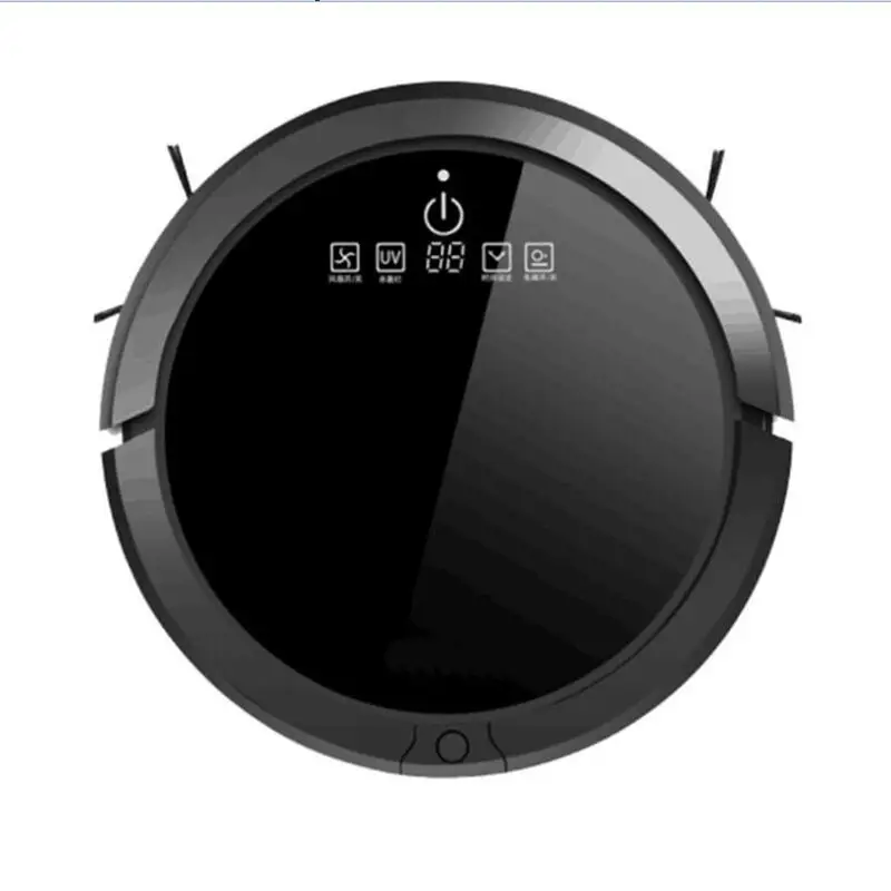 

Wet and Dry Robot Vacuum Cleaner With Water Tank,3350mah Lithium Battery,Auto Recharged,UV lights,Remote Control,LCD