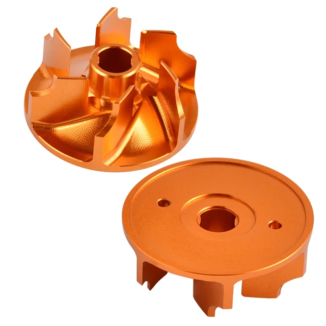 CNC Orange Water Pump Impeller for KTM 300 350 85 125 150 250 SX SXF Factory Edition XC XCW EXCF