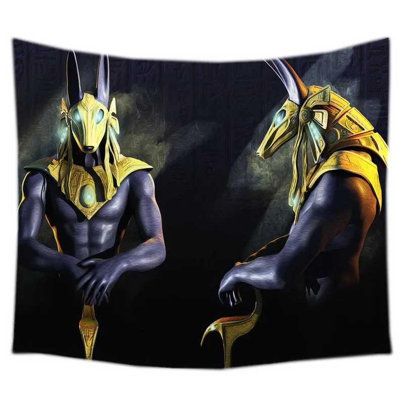 

Anubis Custom Tapestry Table Cloth Beach Blanket Home Decorative Wall Hanging Picnic Mat