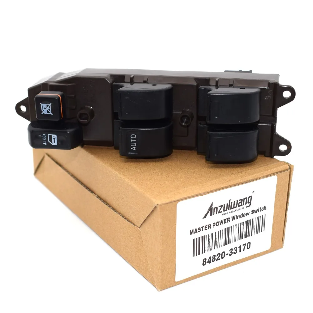 

High Quality! NEW Front LH Power Window Master Control Switch 84820-33170 For 03-08 Pontiac Vibe 1.8L 03-08 Toyota Matrix 1.8L
