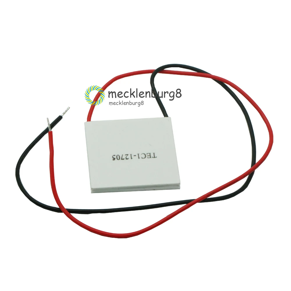

TEC1-12705 TEC1 12705 Thermoelectric Cooler Peltier 12705 12V 5A Cells, TEC12705 Peltier Elemente Module Heatsink Cooling Plate