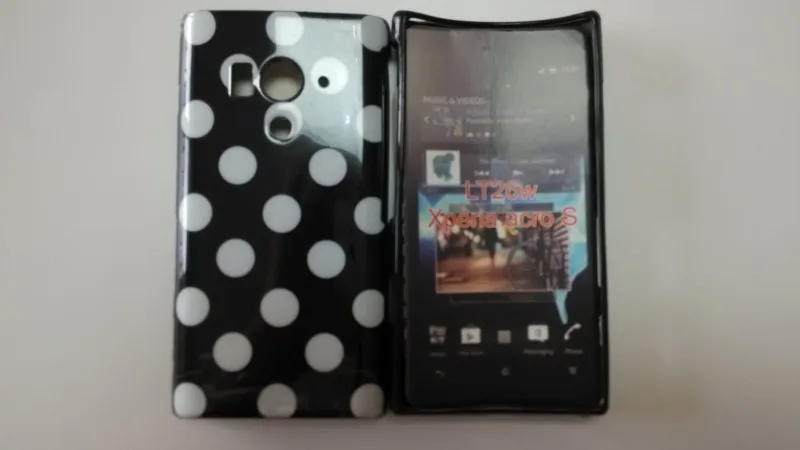 Sony Xperia acro S LT26w Polka Dots Case (8)
