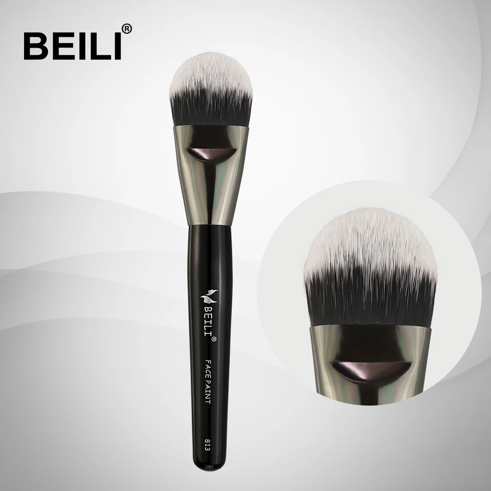 

BEILI 1 piece Face Curve Foundation Synthetic Hair Single Makeup Brushes 813