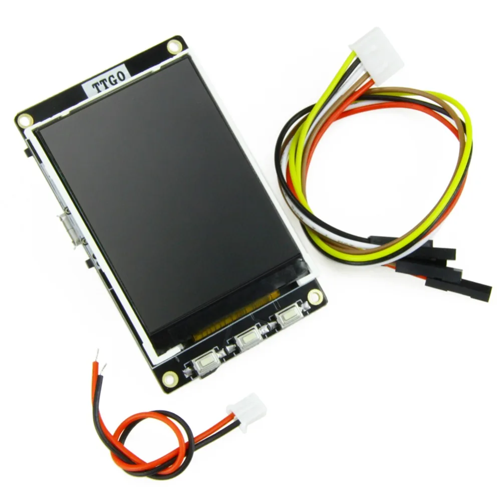 para Btc Ttgo Board para Arduino Tft + Wifi Ticker Polegada Bluetooth Fonte Preço Bitcoin Programa 4 mb Spi Tt023 Esp32 Rev1 2.2