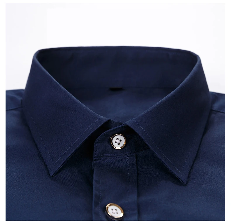 Mens cotton office work shirts Solid Color man Shirt Men Formal Social Dress Shirt Brand Casual Shirt clothes