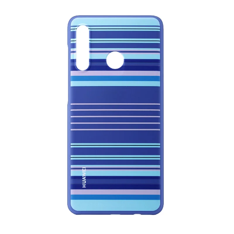 HUAWEI nova 4e Жесткий Чехол для ПК Тонкий антидетонационный пластиковый задняя крышка для nova 4e Capa Coque - Цвет: Stripe blue