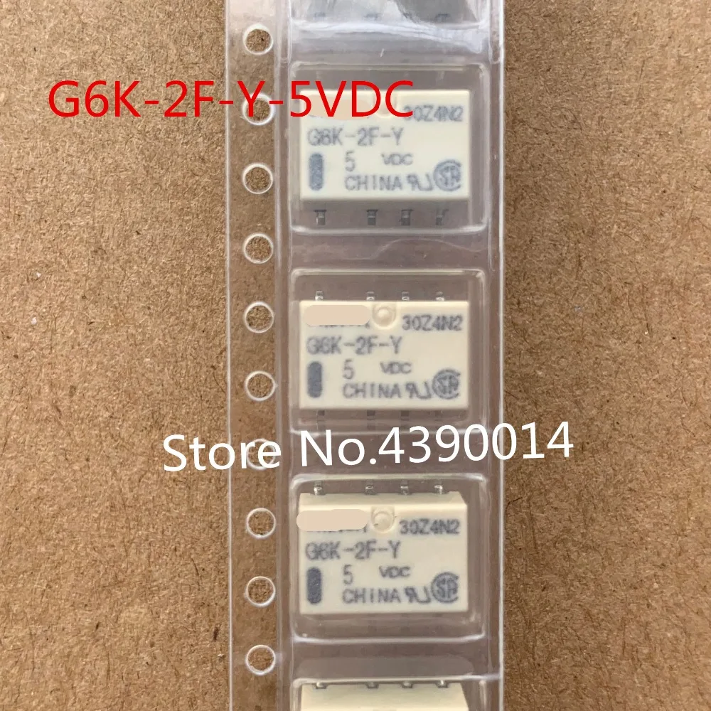 

10pcs/lot G6K-2F-Y-3VDC G6K-2F-Y-5VDC G6K-2F-Y-12VDC G6K-2F-Y-24VDC SMD