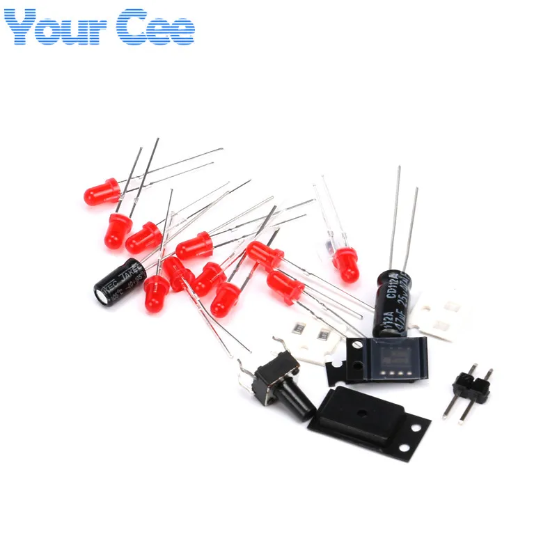 perfk Suite électronique Chanceuse Ronde NE555 Self DIY LED Kit De Production De Pièces Et Composants De Production Nouveau Kit électronique Chanceux Lucky perfk Suite électronique Chanceuse Ronde NE555 Self DIY LED Kit De Production De Pièces Et Composants De Production Nouveau Kit électronique Chanceux Lucky