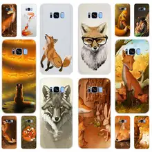 ¡Sr! Lindo Fox Z3j-funda blanda para Samsung Galaxy S7 Edge S8 S9 S10 S11 S20 S30 Plus Lite E