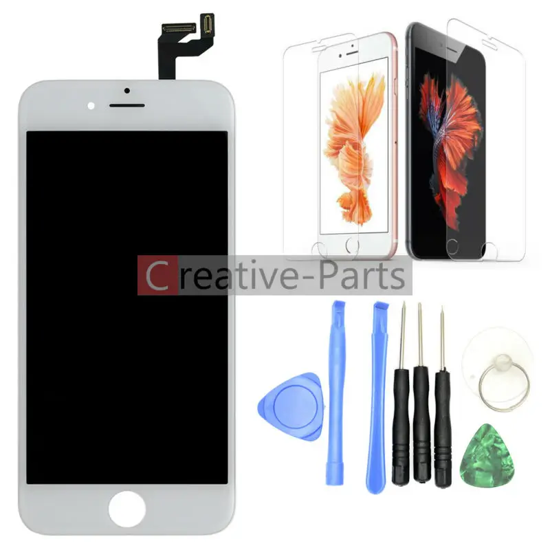 ЖК-дисплей класса AAA для iPhone 6s 4 7 дюйма белый цвет с набором инструментов и