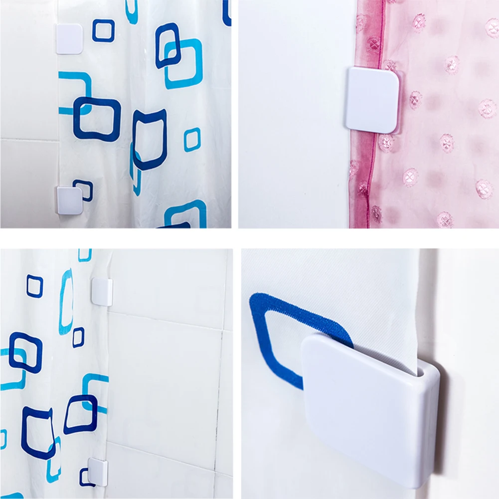 2 шт. зажим для занавески для ванной комнаты Пряжка для занавесок ...