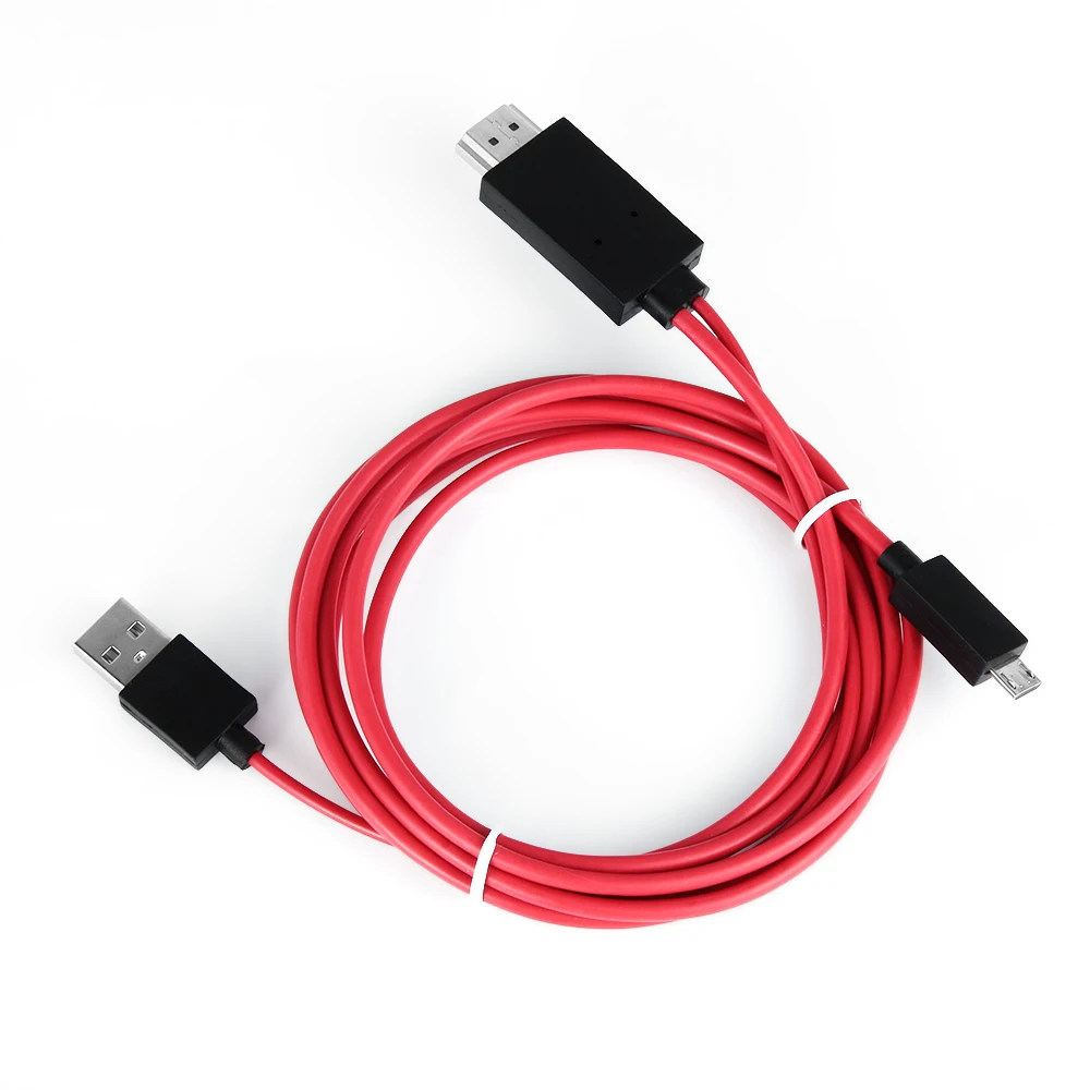 1 шт. MHL Micro USB к HDMI 1080 P телевизионный HD кабель адаптер Сотовые аксессуары для телефонов конвертеры для Android samsung телефонов 5Pin 11Pin