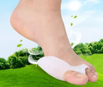 1pair Hallux valgus pro foot Toes separator gel toe bunion corrector shield orthopedic braces correct orthotics big bone 