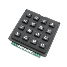 CFSUNBIRD 4 X 4 Matrix Keyboard Keypad Module with 16 Keys 4 * 4 Plastic Keys Switch for Arduino Controller