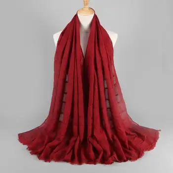

DROPSHIP 2019 New Arrival Fashion Women Lace Tassel Rose Floral Hollow Scarf Shawl Lady Wraps Scarves Freeshipping 50*