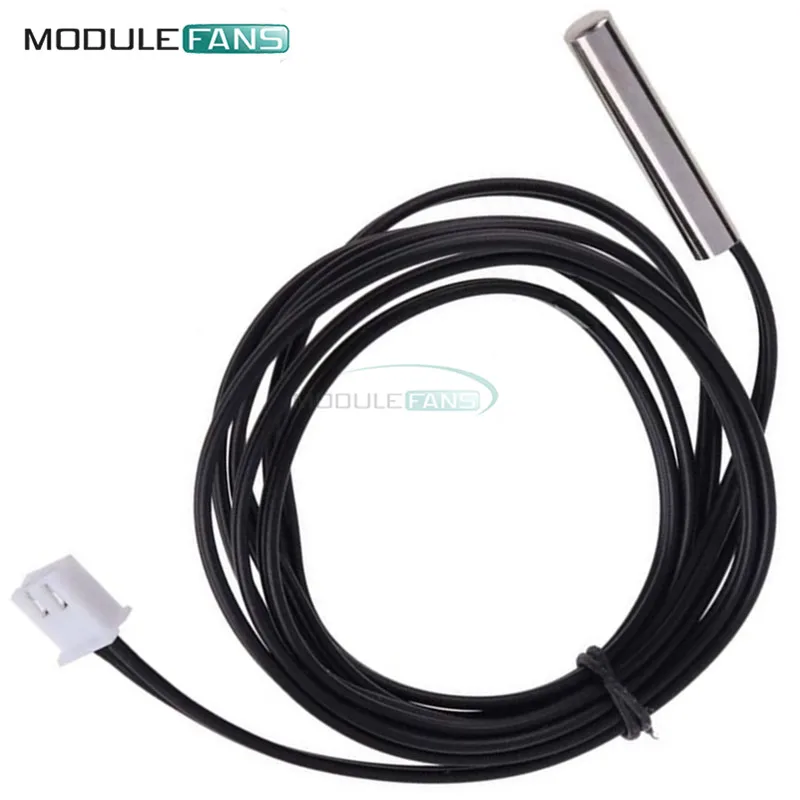 

2PCS NTC Thermistor Accuracy Temperature Sensor 10K 1% 3950 Waterproof Probe 1m New