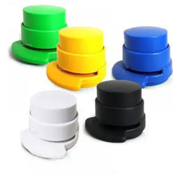 

Hot Sale Portable Stapleless Staple Free Stapler Paper Binding Binder for Home Office Supply Color Random