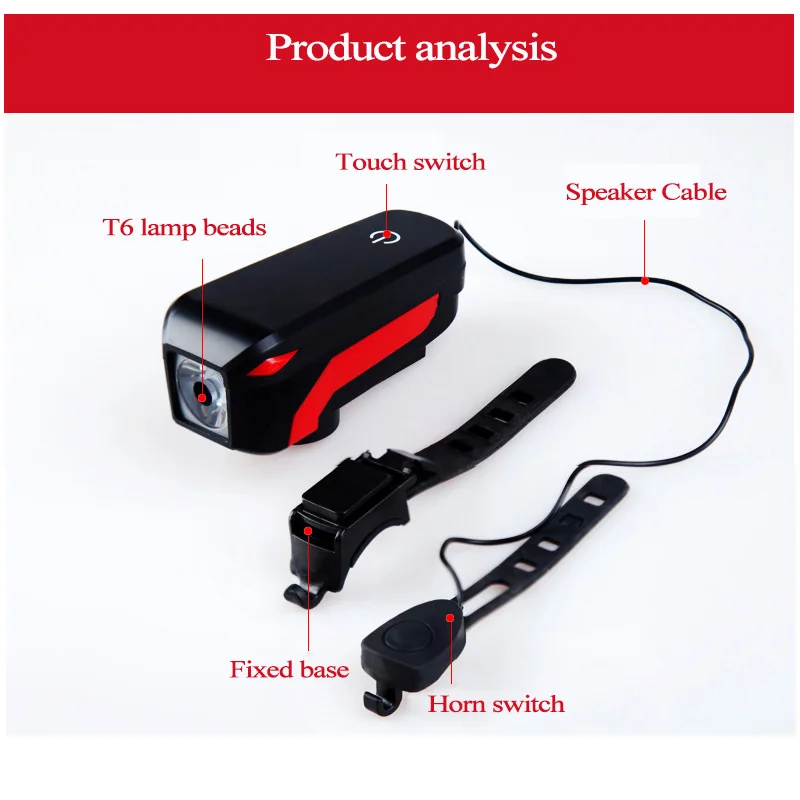 Sale Sireck Bike Light USB Rechargeable Bicycle Front Light Waterproof Cycling Headlight Bike Electric Horn LED Lamp Luz Bicicleta 3 Sale Sireck Bike Light USB Rechargeable Bicycle Front Light Waterproof Cycling Headlight Bike Electric Horn LED Lamp Luz Bicicleta 3