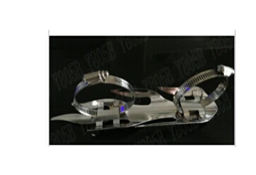 9 &quotпламя выхлопной тепловой щит для Yamaha VStar 400 650 1100 1300 Virago Xv 250 535 750 Road Star на