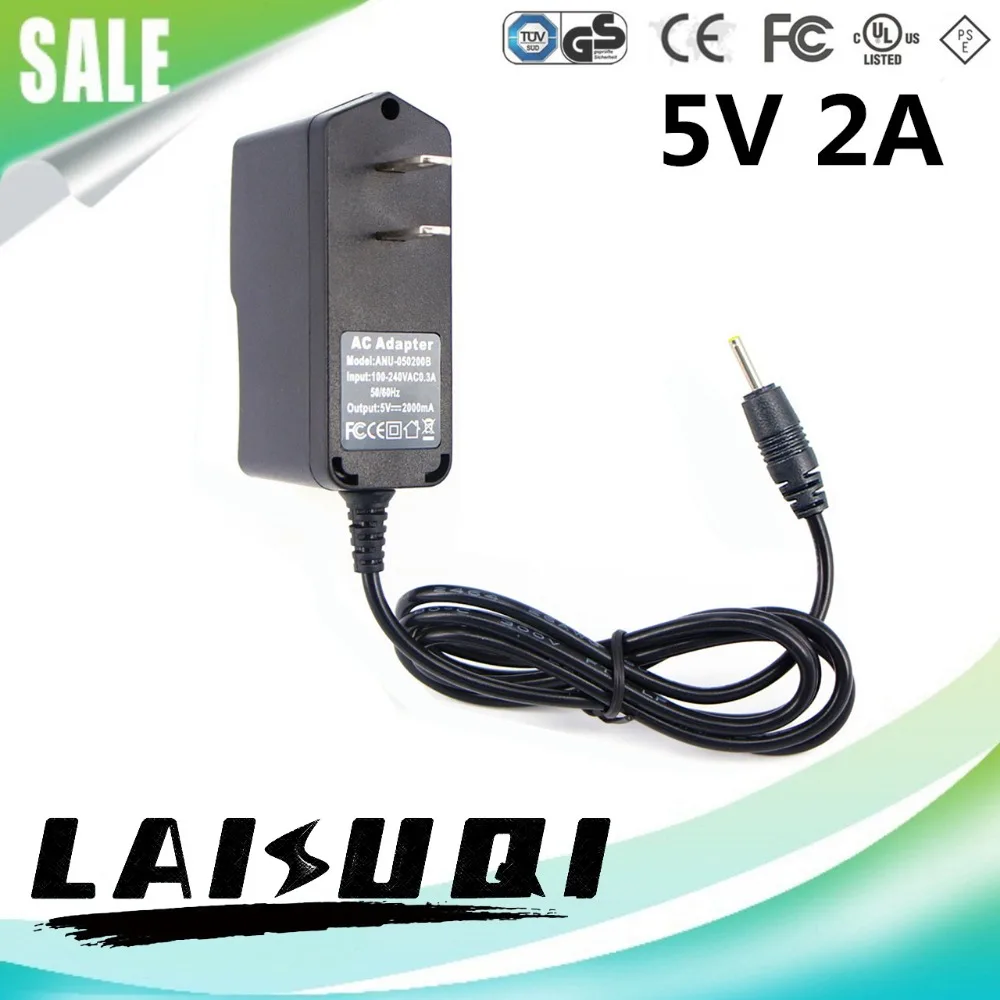 

50pcs 5v 2a DC2.5mm Ac/dc Power Adapter US Plug Charger Supply 5v2a For Tablet Pc Other LAISUQI New Arrival Hot Sale