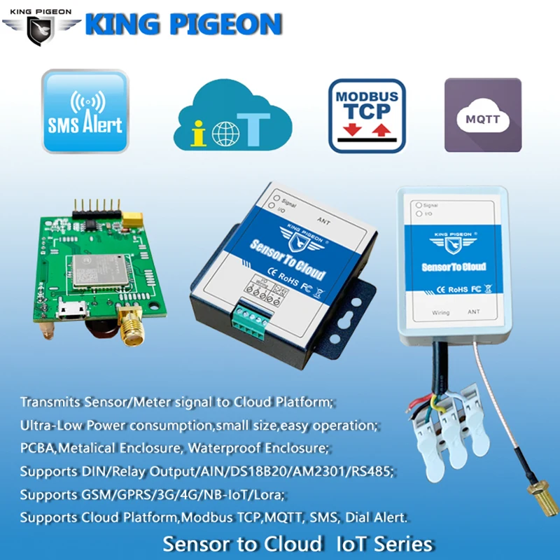 Низкие затраты беспроводные датчики 3g регистратор данных модуль поддерживает удаленный монитор и управление на облачной платформе DIN/AIN/релейный выход RS485