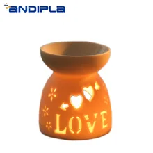 30 мл креативное керамическое полое серце любви ароматерапия диспенсер печь горелка свеча Отопление звезда Эфирное масло Арома лампа