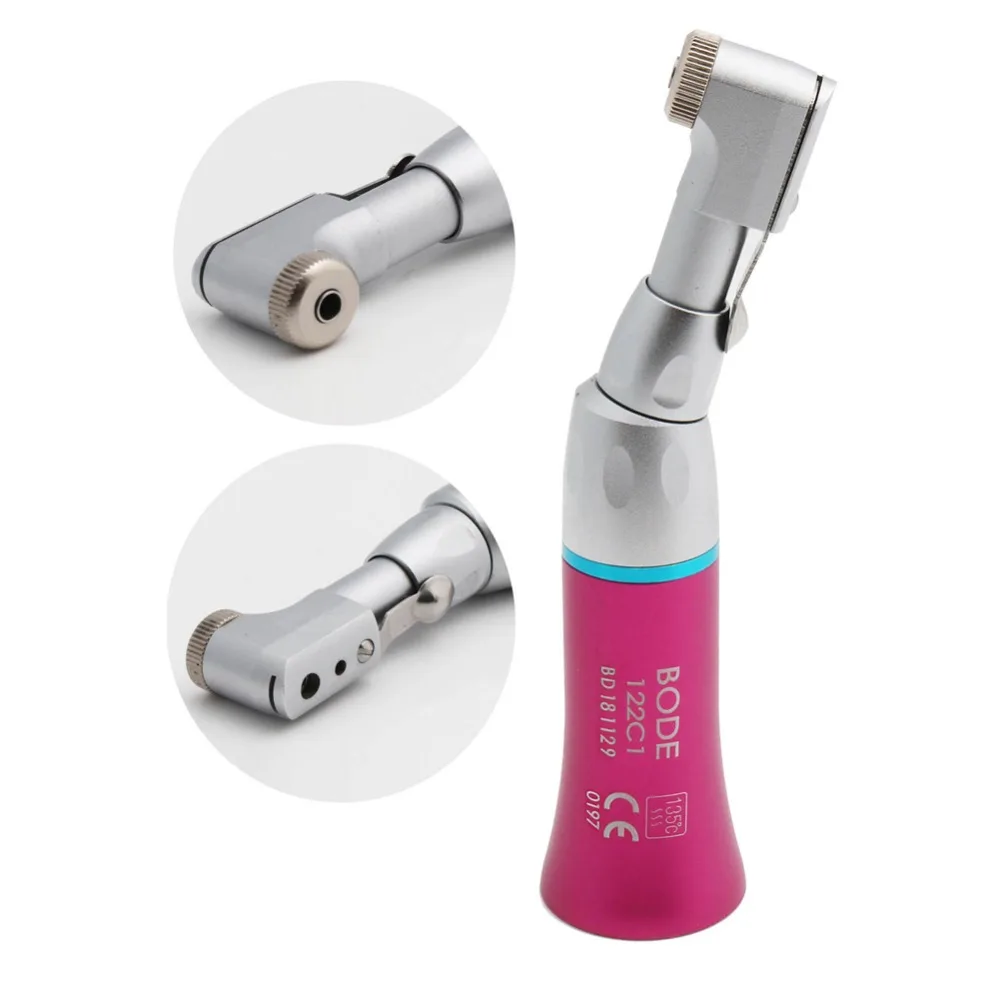 

Dental Low Speed Handpiece Air Turbine Contra Angle Handpiece Dental Handpiece BODE 122C1 Pink