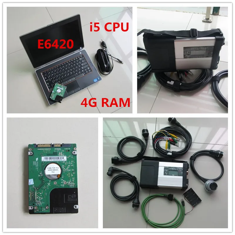 Best MB SD Connect C5 Star with Laptop E6420 i5 4g installed well New Software 2021.03v 320gb hdd multi-language |