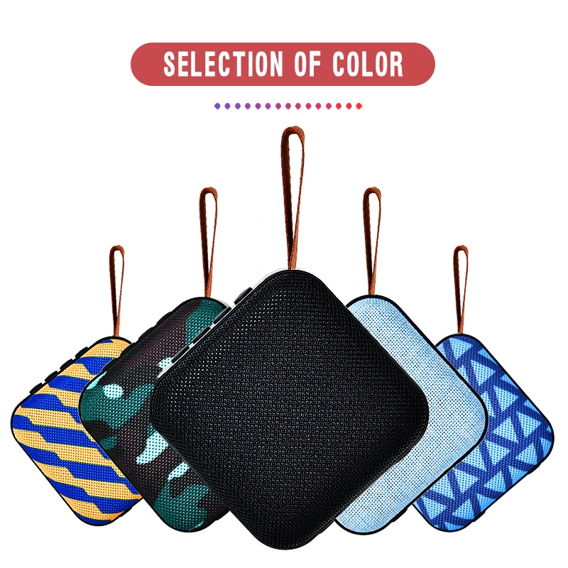 HANXI Беспроводная Bluetooth мини колонка стерео Портативная s сабвуфер 5 0 с SD FM уличная