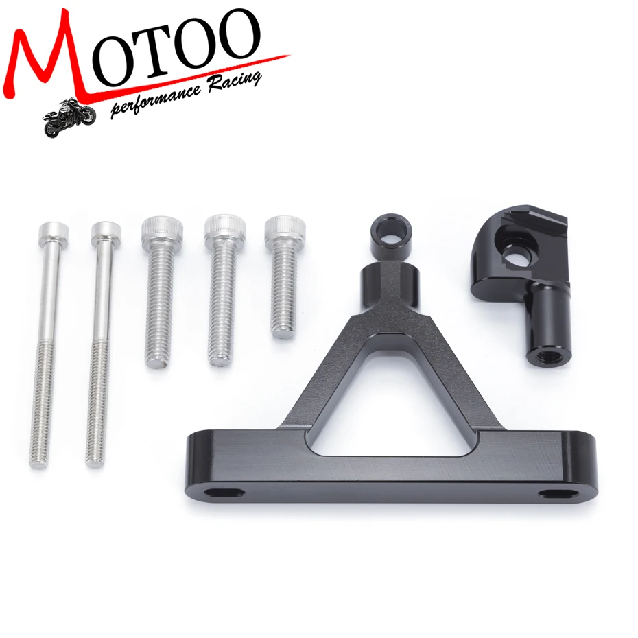 Motoo CNC Motorcycle Adjustable Steering Stabilize Damper Bracket Mount